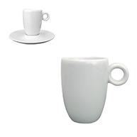 Bola/Rondo Espresso Kop hoog wit 9 cl. - Afbeelding 2