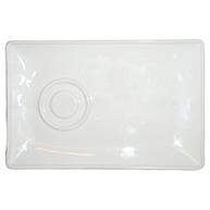 TV Schotel wit 20 x 13 cm. - Afbeelding 2
