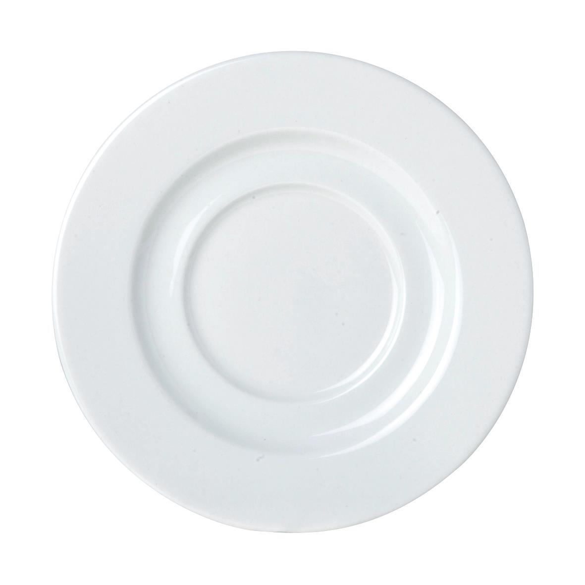 Eva Koffie Schotel wit 14 cm