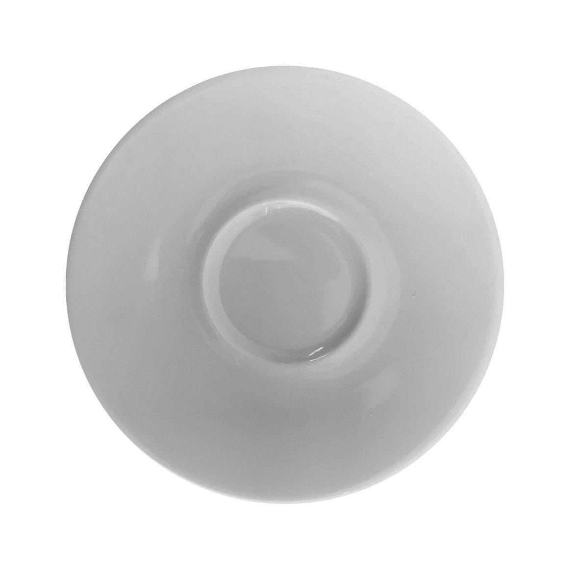 Dom Koffie Schotel wit 13 cm