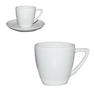 Classic Koffie Kop wit 15 cl. - Afbeelding 2