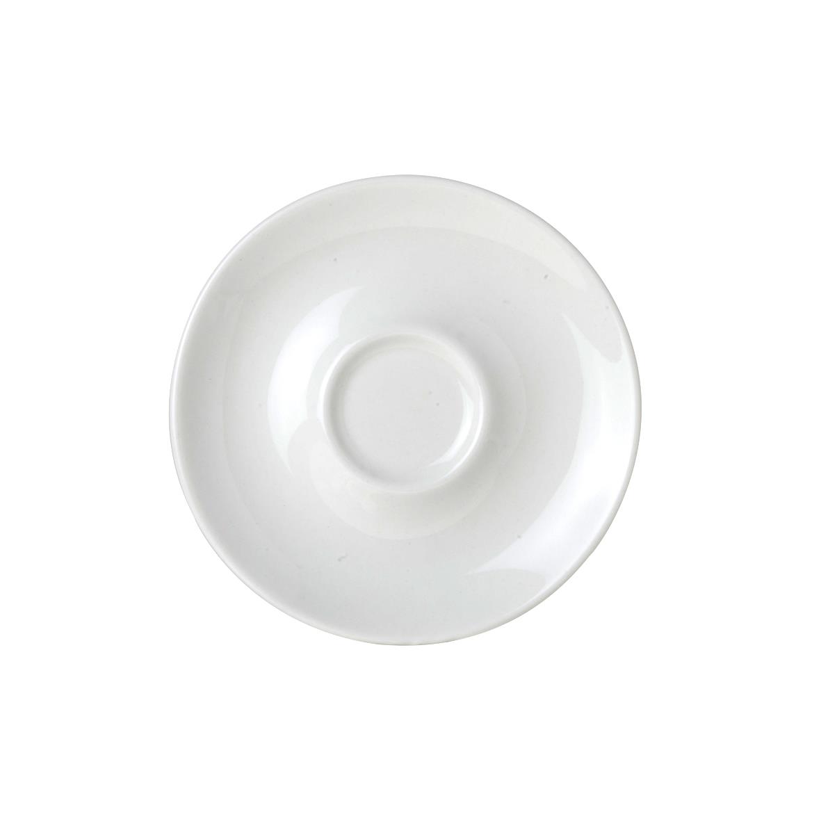 Bola/Rondo Espresso Schotel wit 12,5 cm