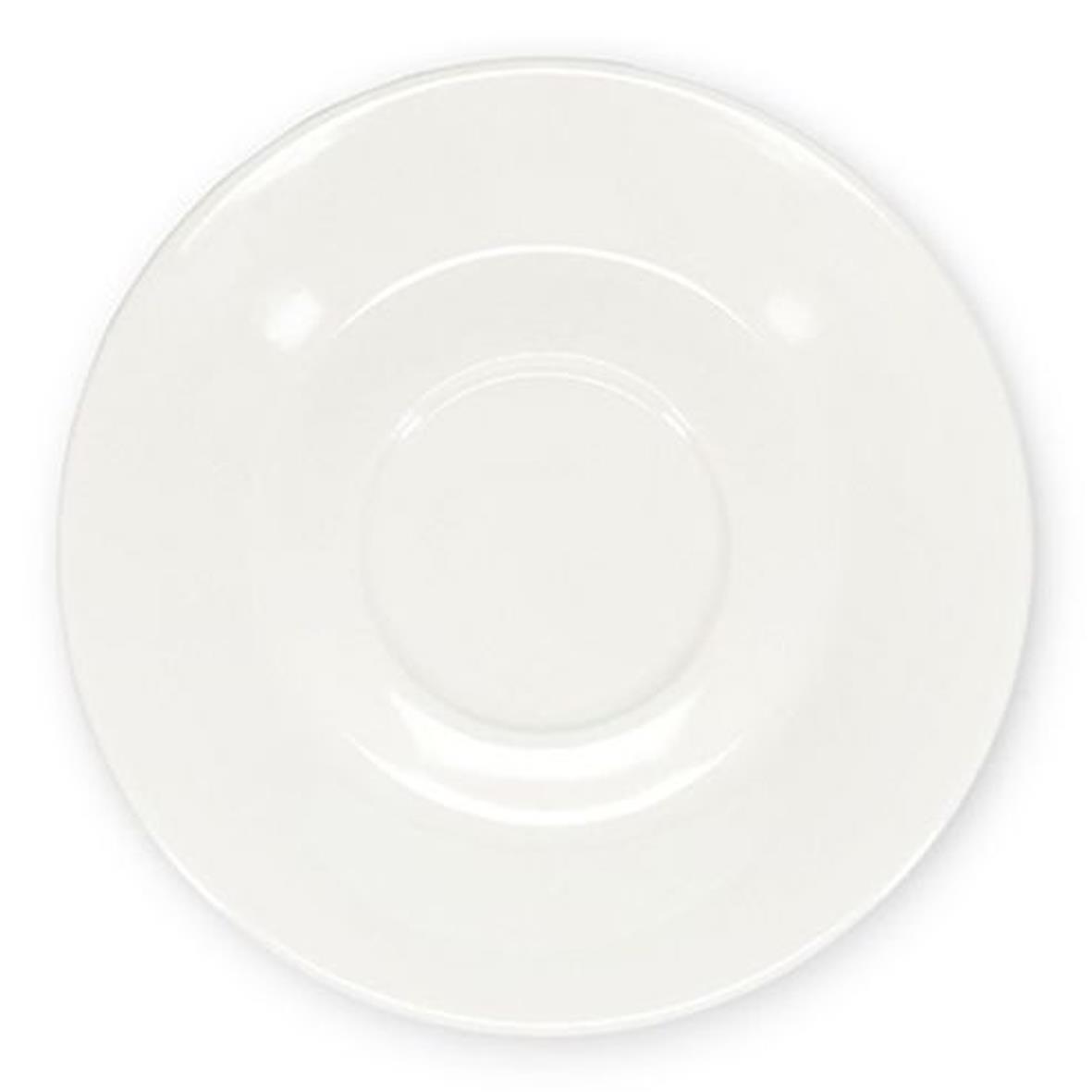 Barista Koffie/Cappuccino Schotel wit 15,5 cm