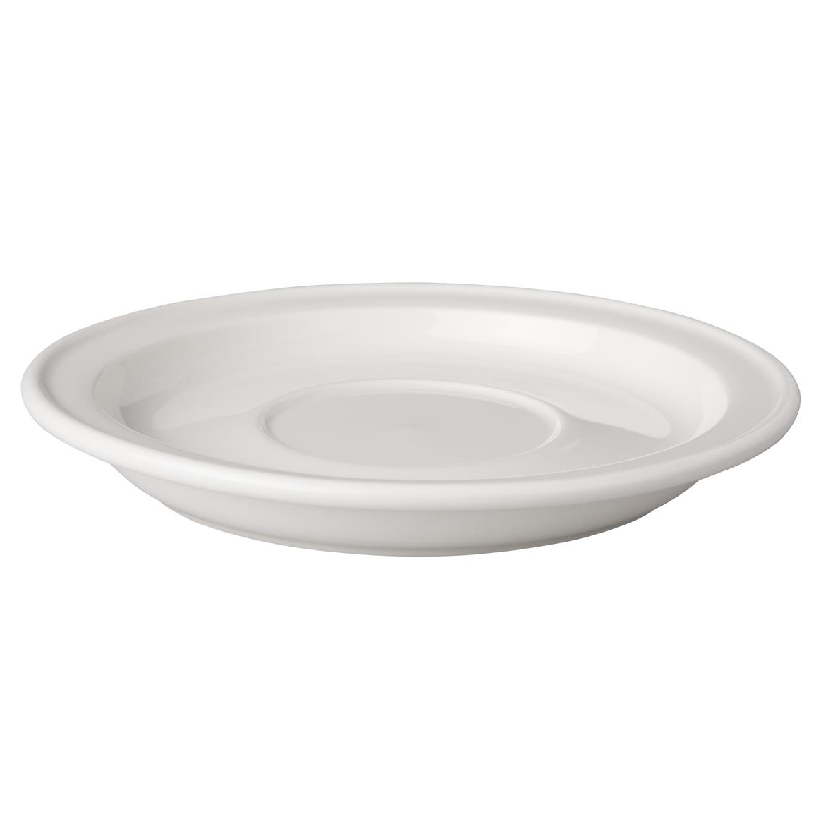 Schotel voor Soepkop 2 oren wit 16,5 cm.