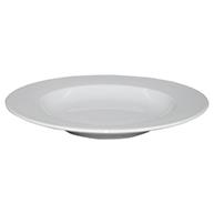 Bord Diep brede rand wit 23 cm. - Afbeelding 2