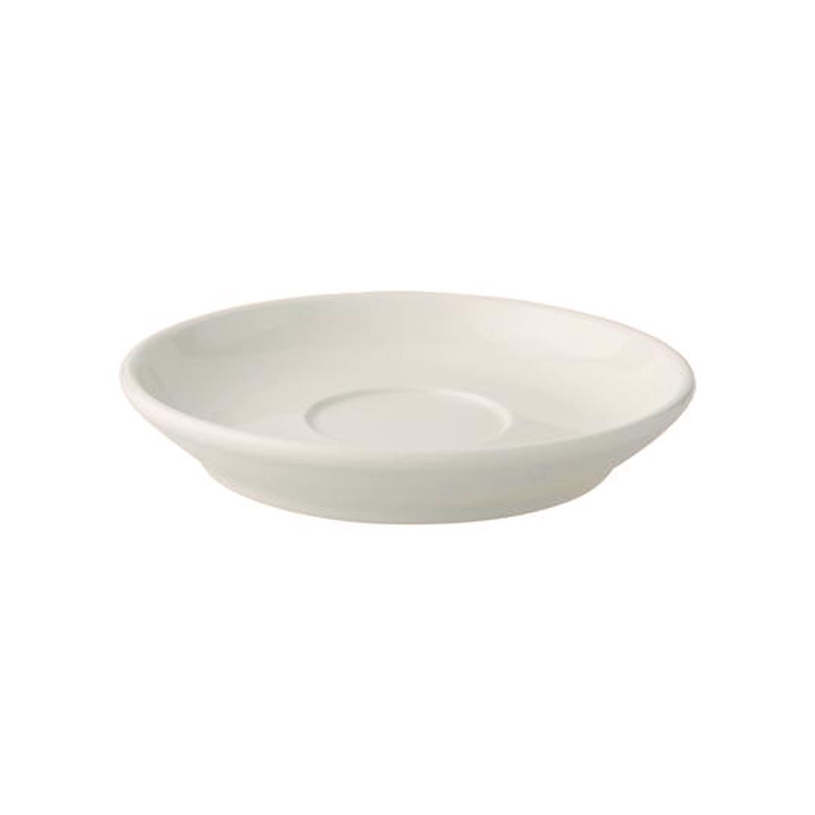 Robusta Koffie Schotel ivoor 13 cm. (Enkel SET/12 K+S) - Afbeelding 2