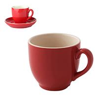 Robusta Koffie Kop rood 14 cl. - Afbeelding 2