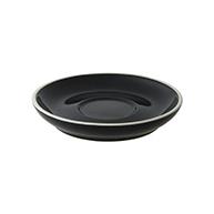 Robusta Koffie Schotel zwart 12,5 cm. - Afbeelding 2