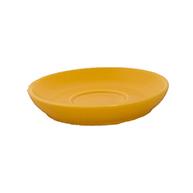 Robusta Koffie Schotel mat geel 12,5 cm. - Afbeelding 2