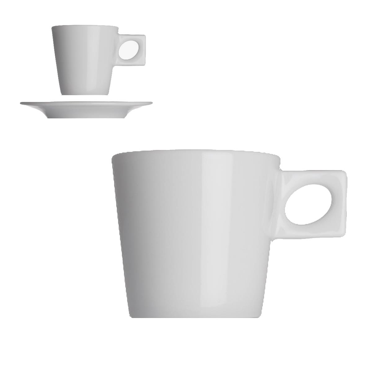 Walkure NY Cappuccino Kop 20 cl. wit