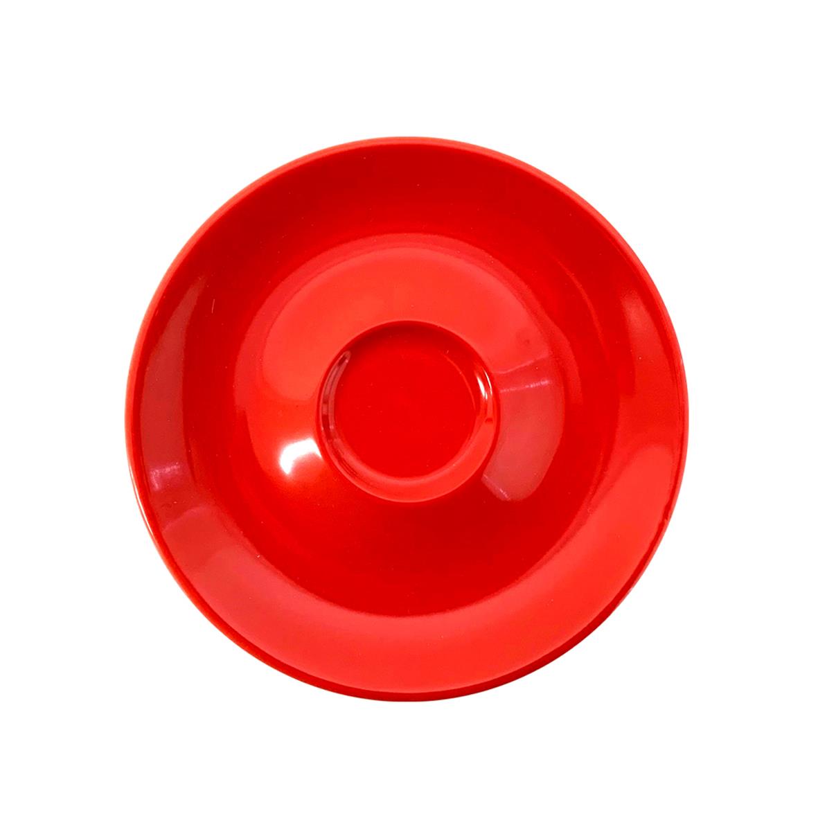 Bola/Rondo Koff/Capp Schotel rood-wit 14.5 cm