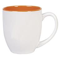 Big Drink mok wit-oranje 50 cl. - Afbeelding 2