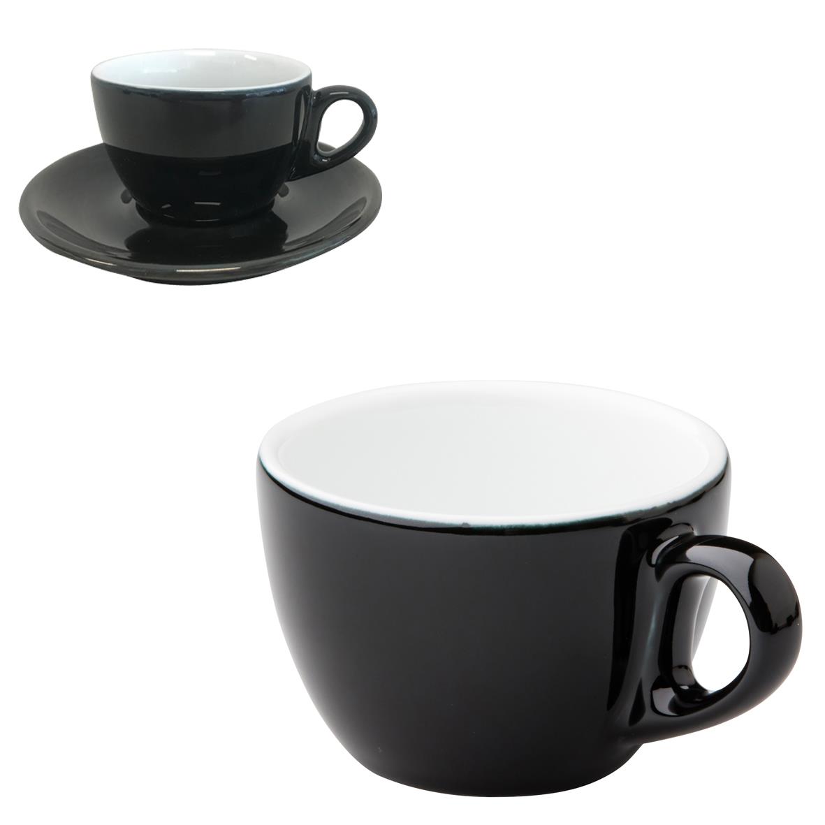Style Koffie Kop zwart 17 cl.