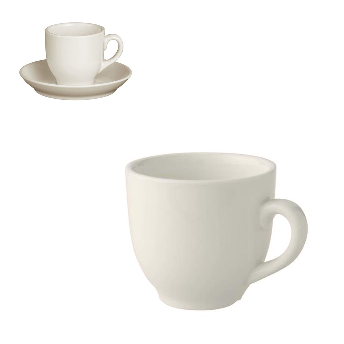 Robusta Espresso Kop ivoor 9 cl. (Enkel SET/12 K+S)