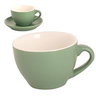 Robusta Cappuccino Kop mat groen 18 cl. - Afbeelding 2