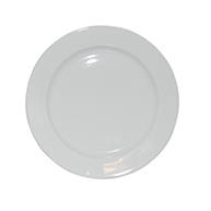 Bord brede rand wit 17 cm. - Afbeelding 2