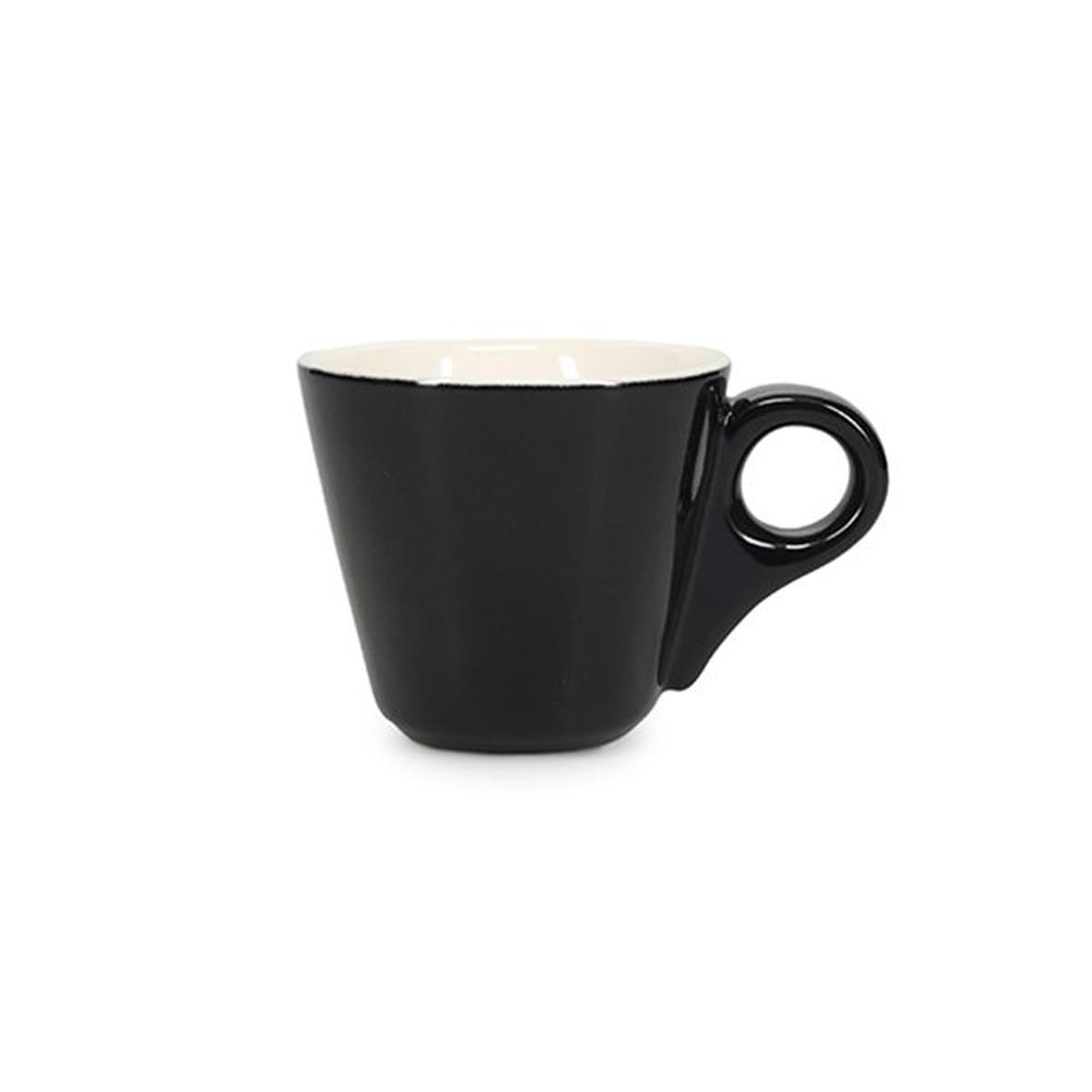 Barista Espresso Kop zwart/wit 8 cl. - Afbeelding 2