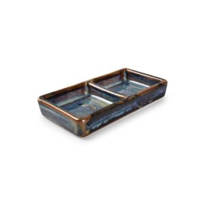 Nova Blue F2D 2-vaks Schaal 12x6 cm