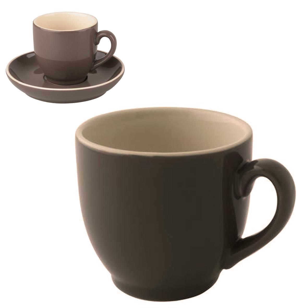 Robusta Koffie Kop grijs 14 cl.