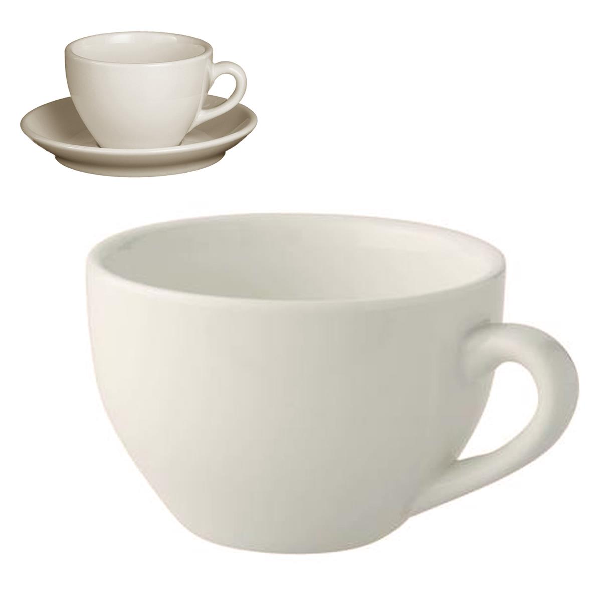 Robusta Cappuccino Kop ivoor 18 cl. (Enkel SET/12 K+S)