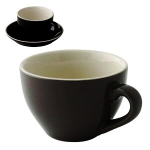 Robusta Cappuccino Kop zwart 18 cl.
